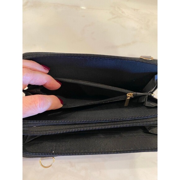 Gray  Crossbody Clutch Purse Faux Alligator NWOT Chic Perfect 4 Cruise Travel - Picture 7 of 10